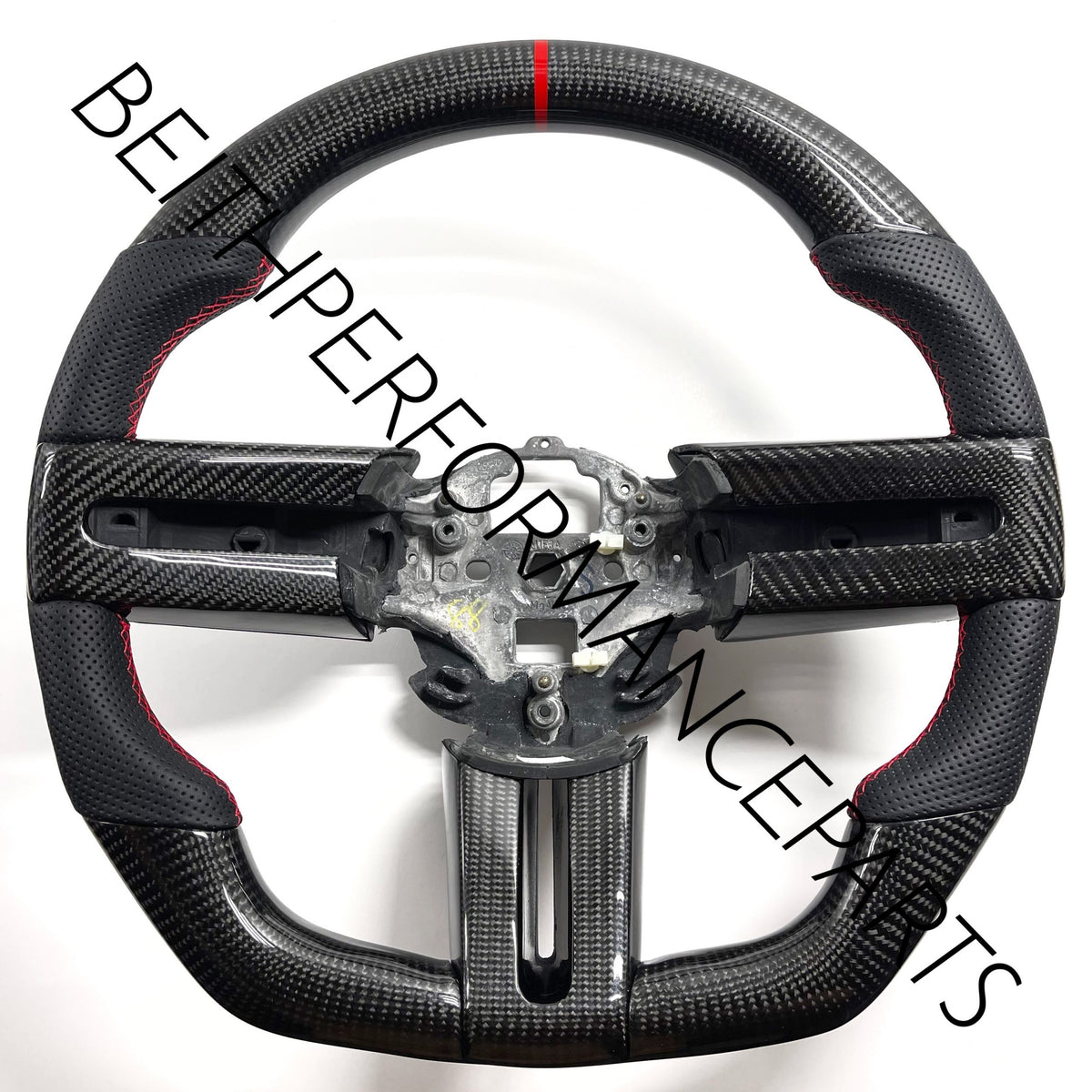 2005-2009 Ford Mustang – Carbon – Red Stitching