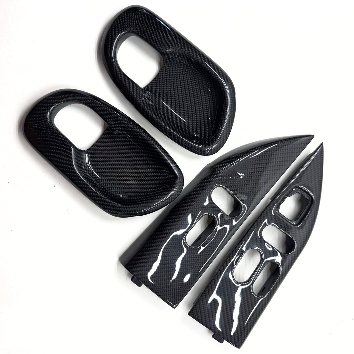 1999-2004 Ford F-150 SVT Lightning Carbon Fiber Door Trim Set - 4pc image 0