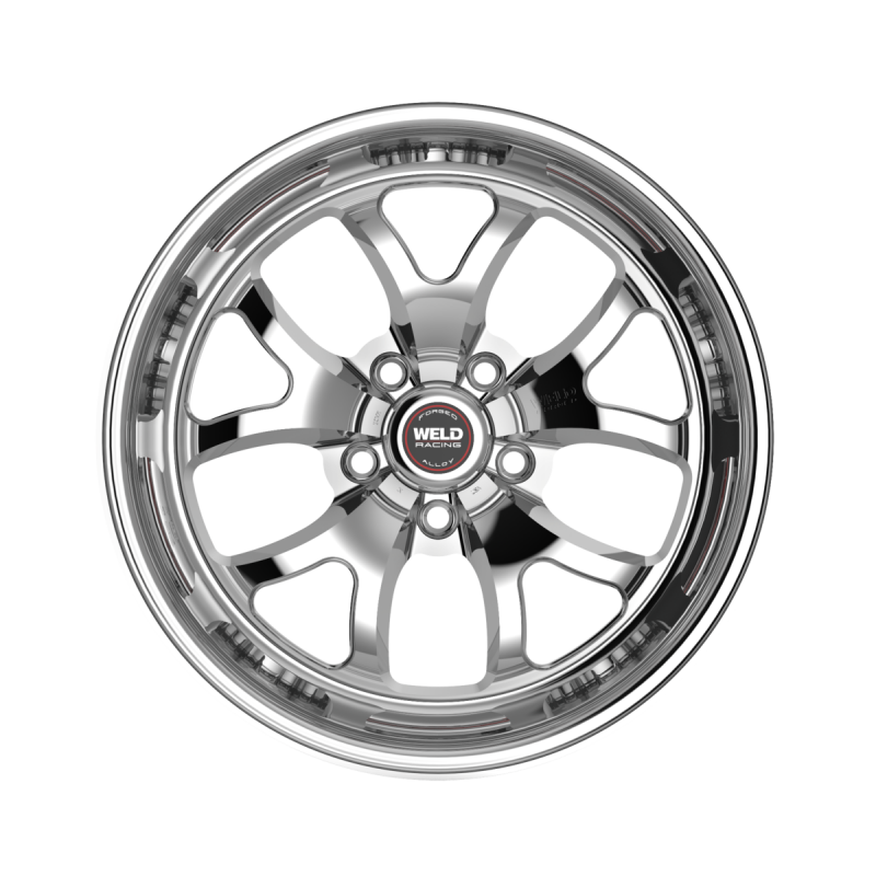 Weld S76 18x9 / 5x120.65 / 6.1 BS / 3.18 HB - Polished Center - Polished Shell - Non-BL Wheel