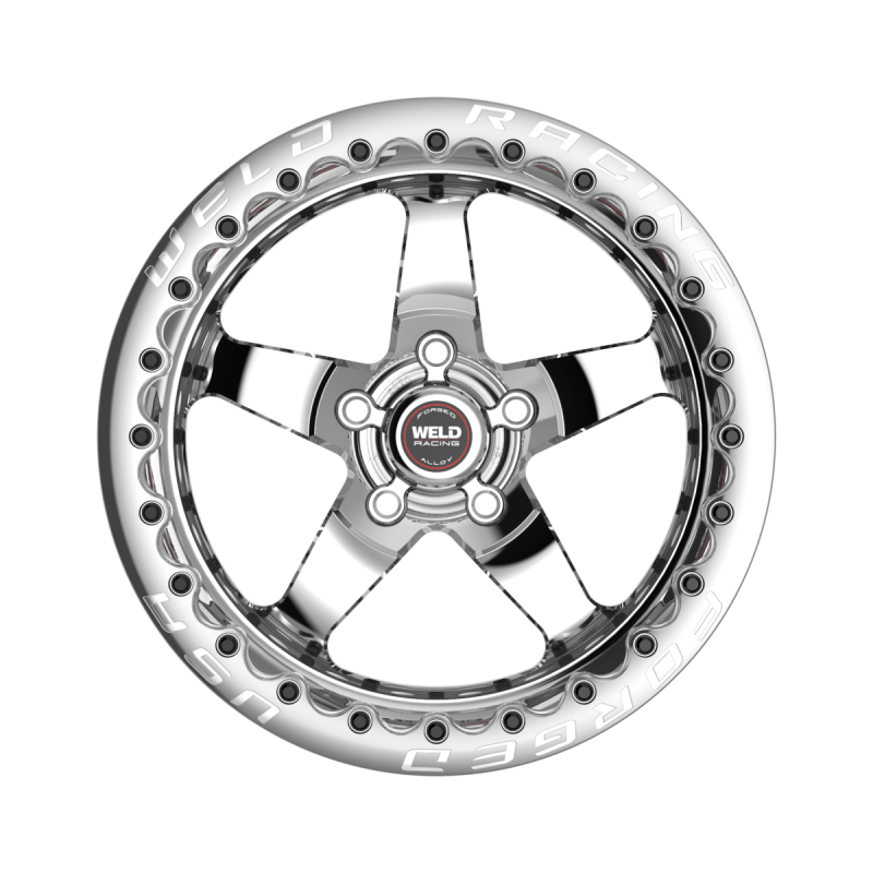 Weld S71 Beadlock 15x10/5x120.65/4.5 BS/3.18 HB-Polished Center-Polished Shell-Polished MT Wheel