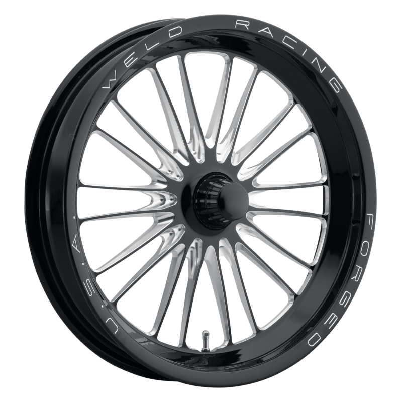Weld RPM Frontrunner 15x3.5 / Anglia Spindle - NB / 1.75 BS - Gloss Black Milled - Non-BL Wheel