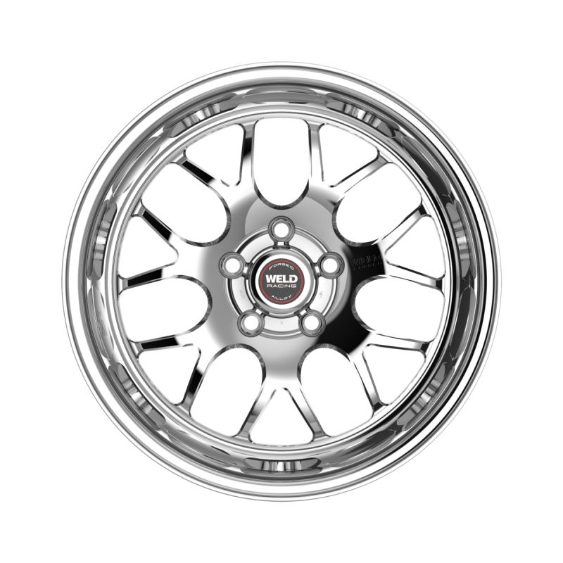 Weld S77 15x4 / 5x120 / 2.5 BS / 3.18 HB - Polished Center - Polished Shell - Non-BL Wheel