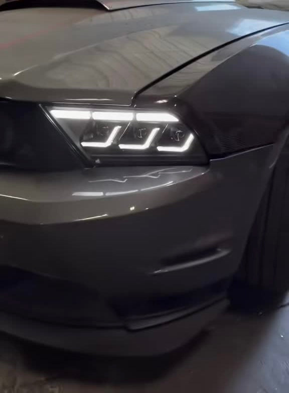 S650 Style Full LED Headlights for 2010-2014 Ford Mustang S197 – Plug & Play