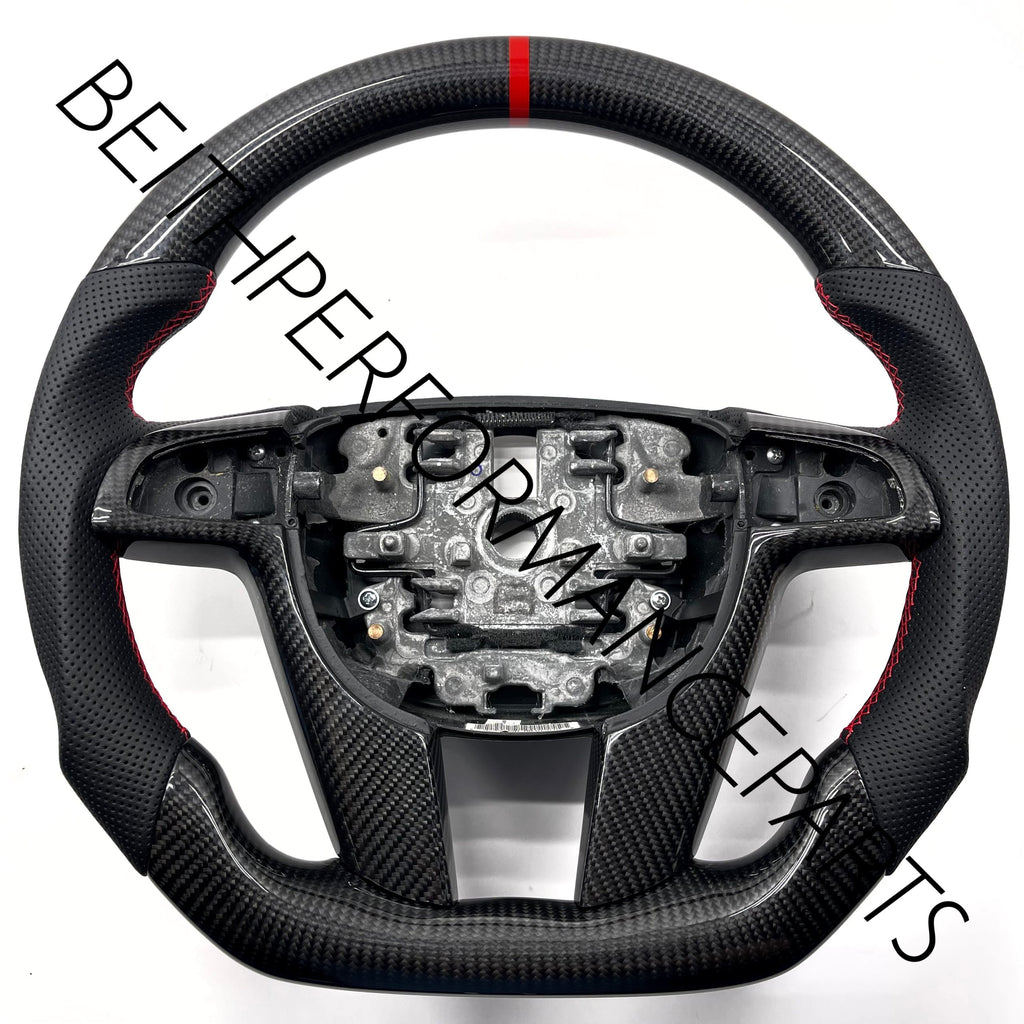 2008-2009 Pontiac G8 – Carbon – Red Stitch, Red Stripe