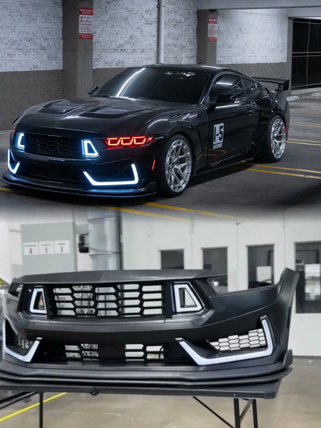 2024–2026 Ford Mustang Dark Horse Style Front Bumper image 1