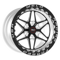Weld S81 HD Beadlock 15x10/6x139.7/6.5 BS/3.54 HB-Black Center-Polished Shell-Black SBL MT Wheel