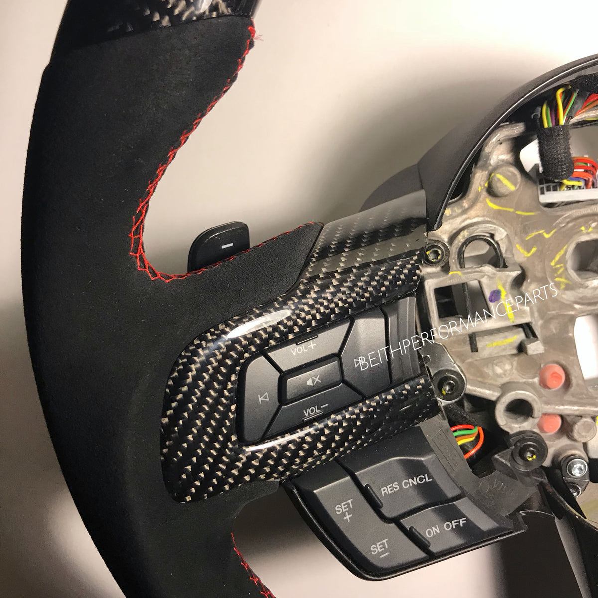 2018-2019 Ford Mustang – Carbon – Package Deal, Red Stitching
