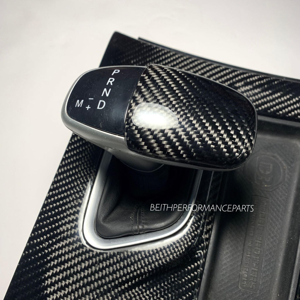 2015+ Dodge Charger – Carbon Auto Shifter + Bezel