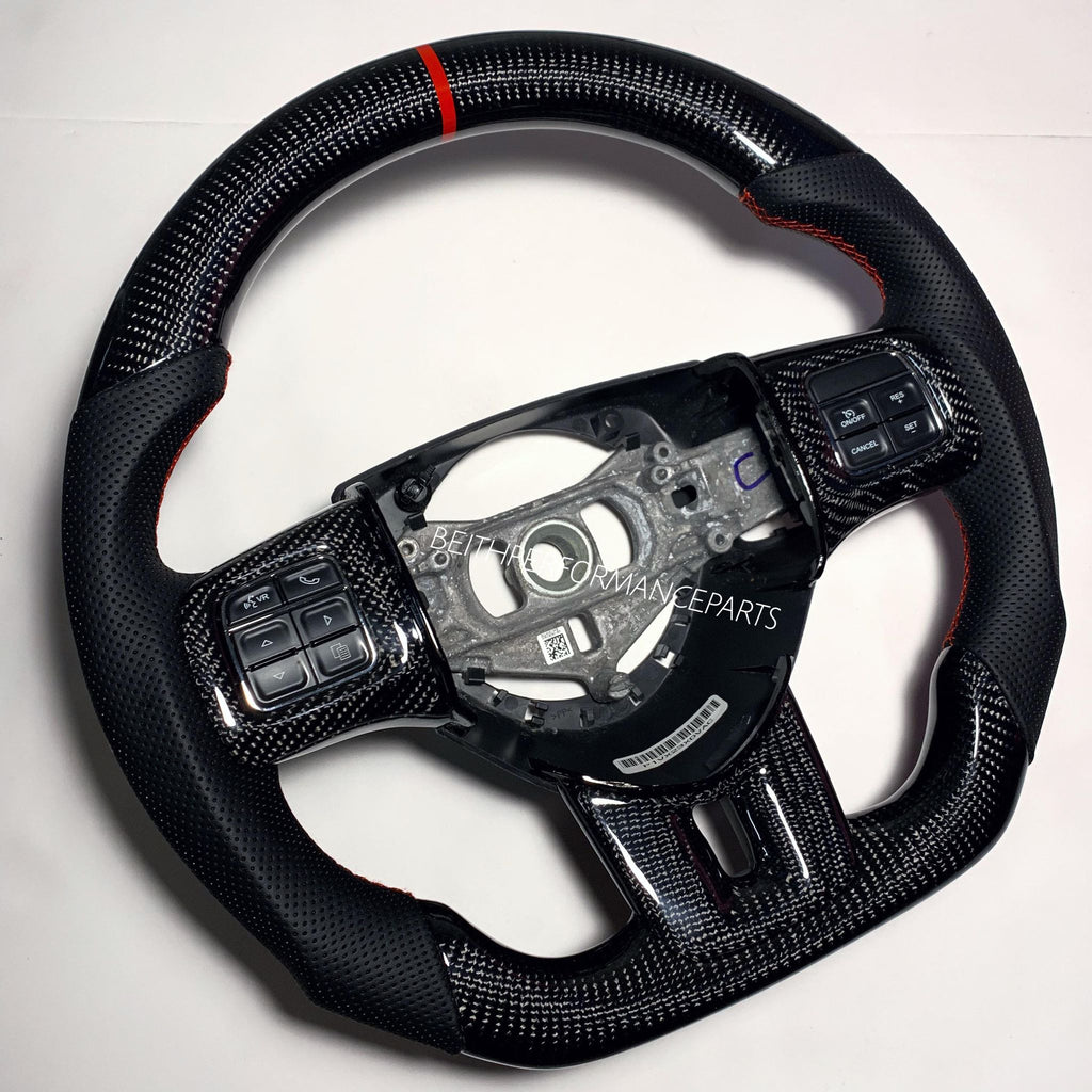 2011-2014 Dodge Challenger – Carbon – Red Stitching
