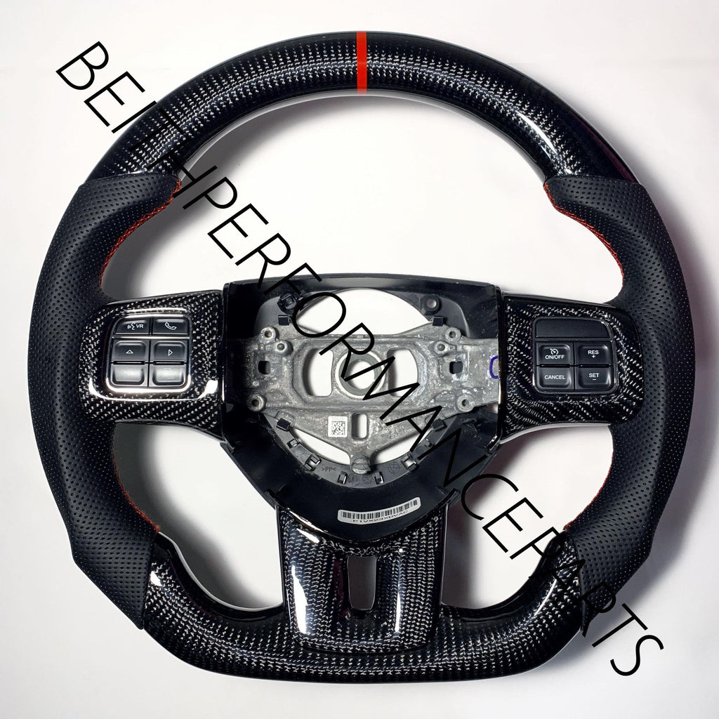 2011-2014 Dodge Challenger – Carbon – Red Stitching