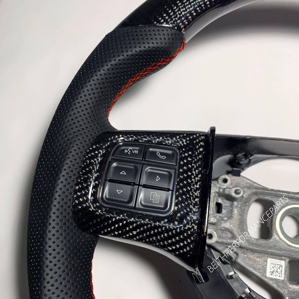 2011-2014 Dodge Challenger – Carbon – Red Stitching