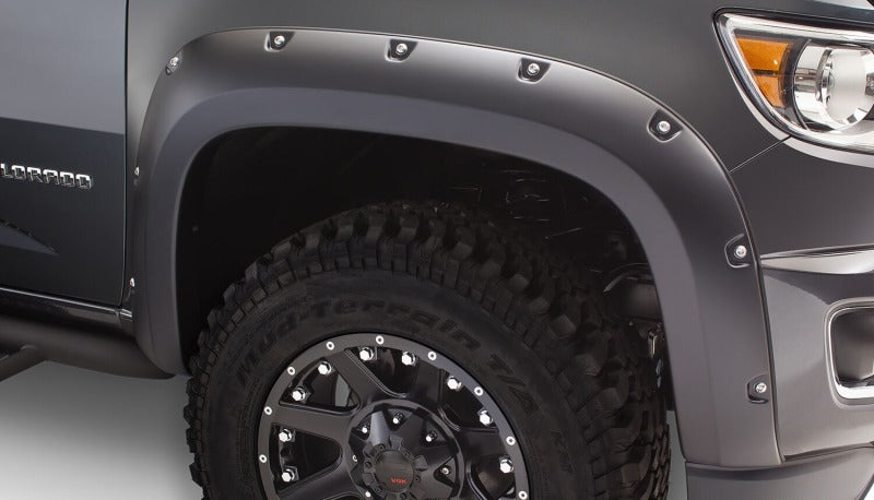 Husky Liners 15-20 Chevrolet Colorado (Excl. ZR2) Pocket Style Fender Flares 4pc - Black