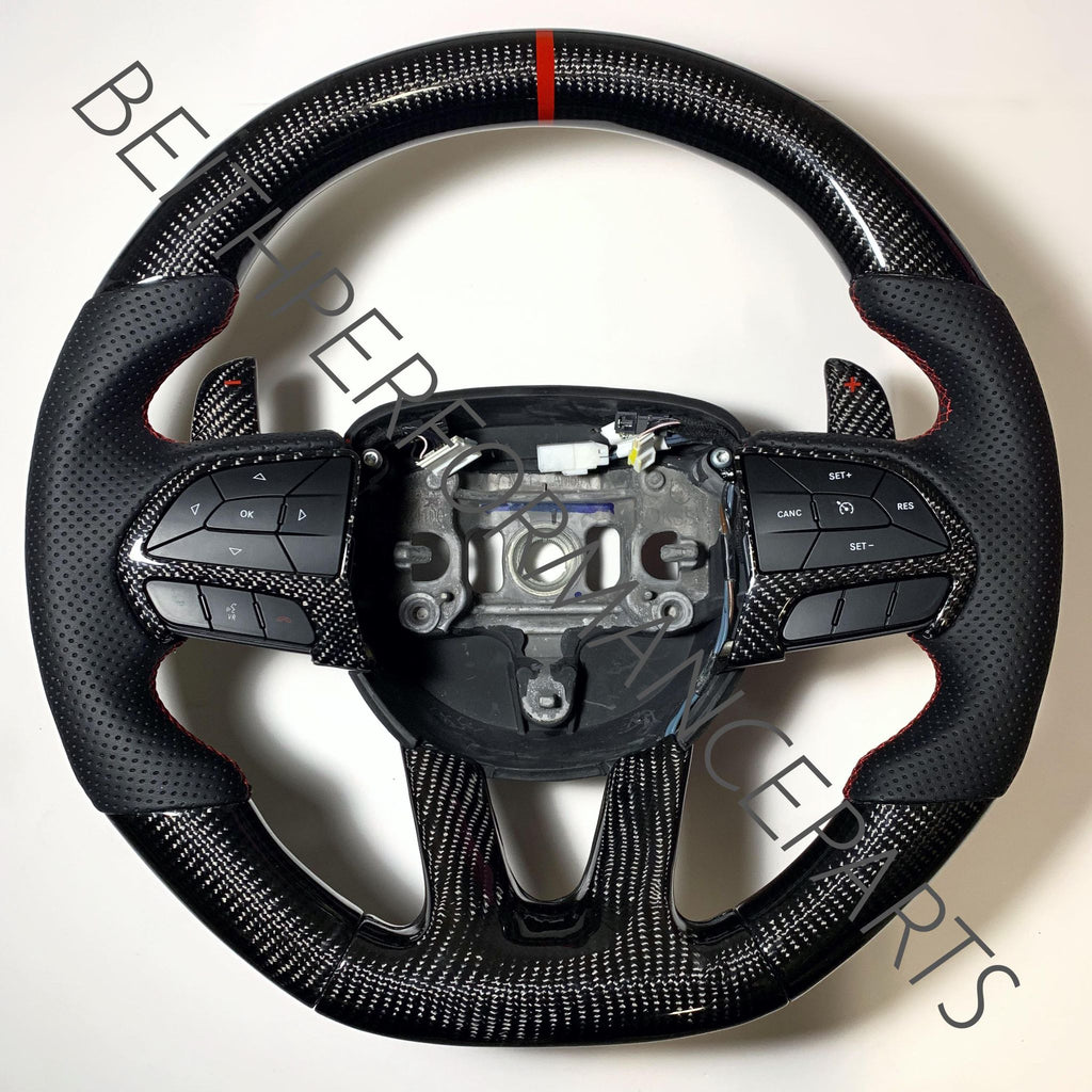 2014+ Jeep SRT / Hellcat – Carbon – Red Stitching