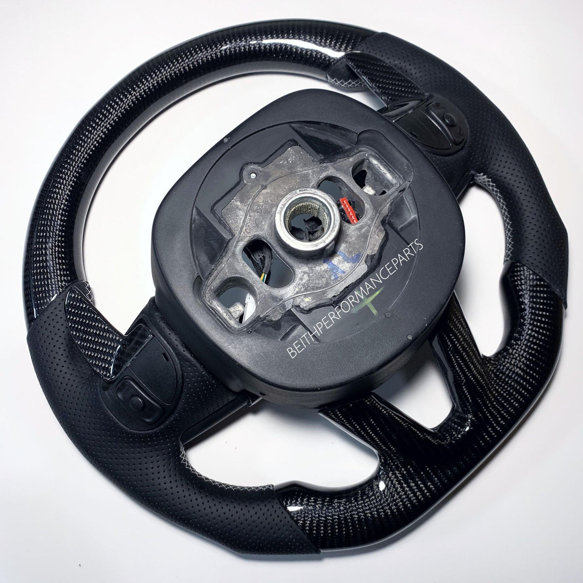 2015-2020 Dodge Charger/Challenger – Carbon – Grey Stitching