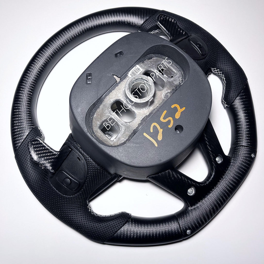 2015-2020 Dodge SRT Hellcat – Matte Carbon – White Stitching