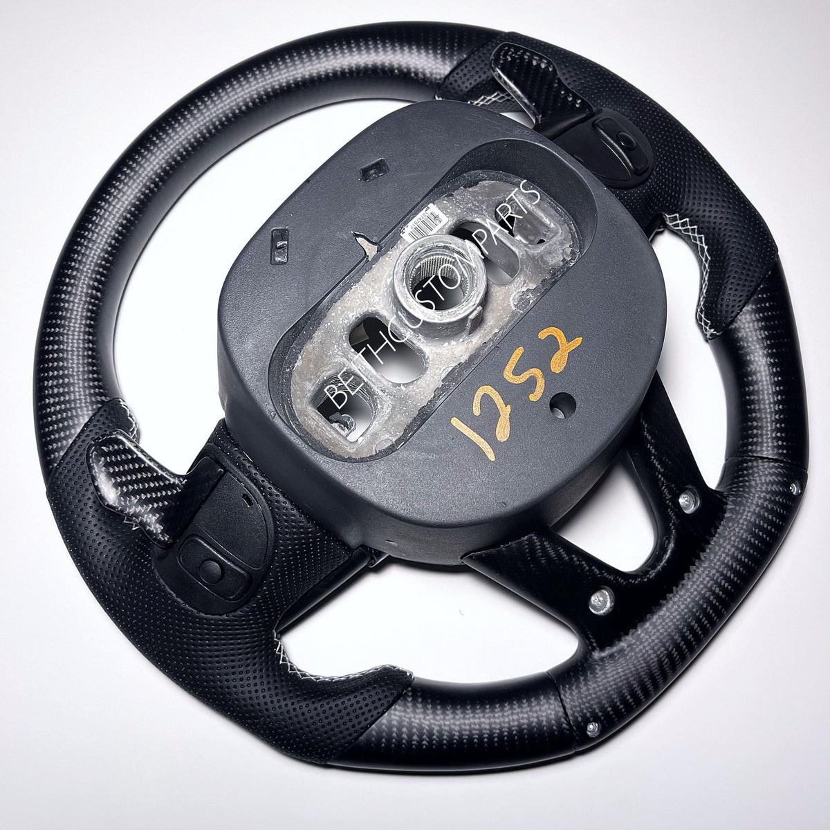 2015-2020 Dodge SRT Hellcat – Matte Carbon – White Stitching