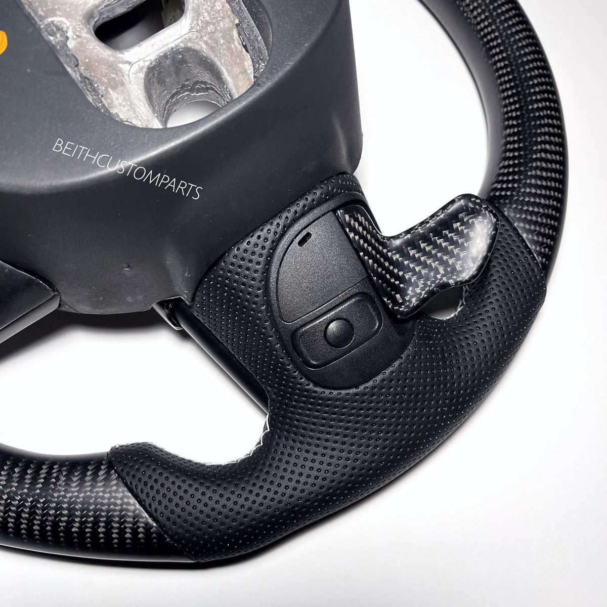 2015-2020 Dodge SRT Hellcat – Matte Carbon – White Stitching