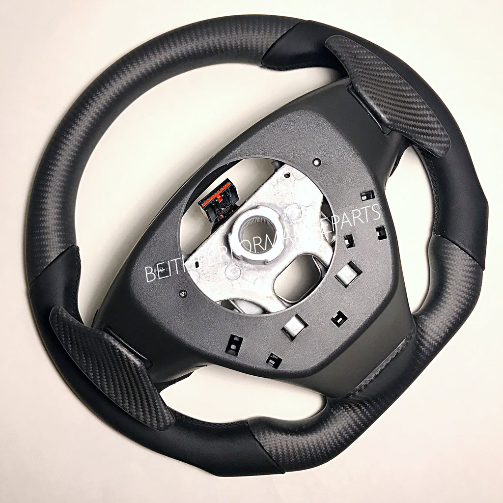2016+ Cadillac ATS-V – Matte Carbon – Black Stitching