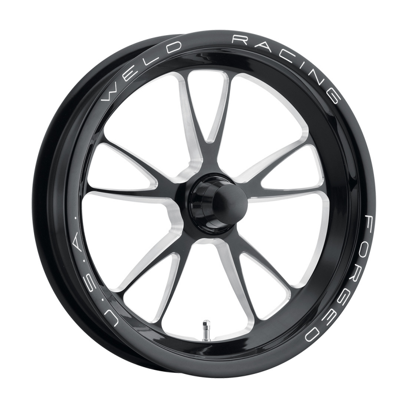 Weld Full Throttle Frontrunner 15x3.5/Anglia Spindle/1.75 BS - Gloss Black Milled - Non-BL Wheel