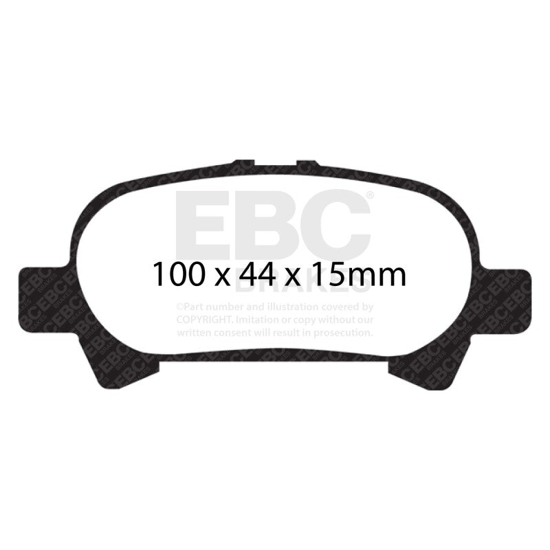 EBC 00-04 Toyota Avalon 3.0 Redstuff Rear Brake Pads