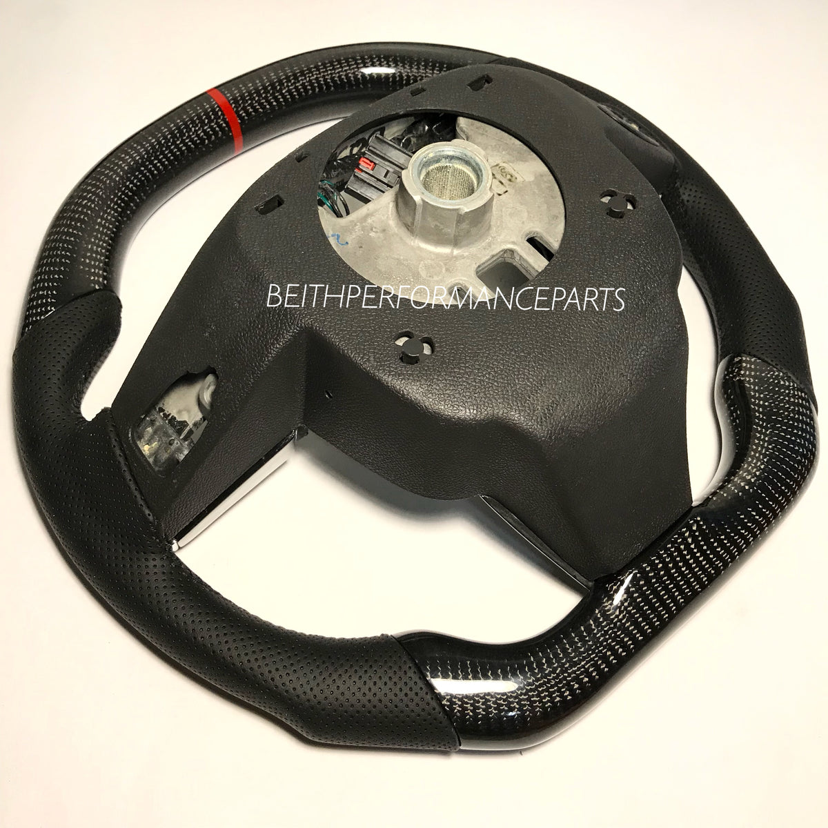 2009-2015 Cadillac CTS-V – Carbon – Flat Top, Black Stitching