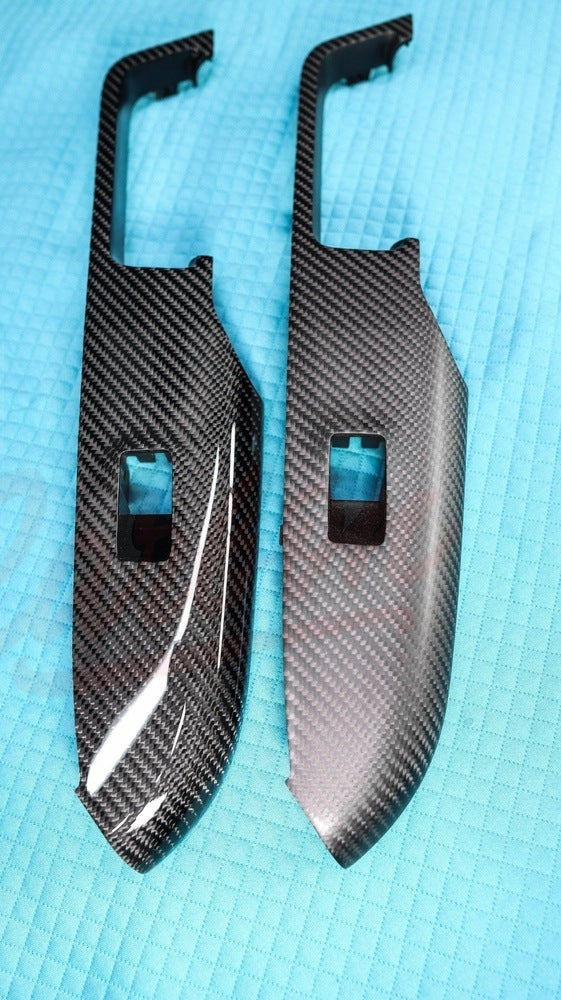 2024 S650 Mustang Carbon Fiber Window Switch Panel