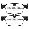 EBC 17-21 Honda Civic Hatchback Redstuff Rear Brake Pads
