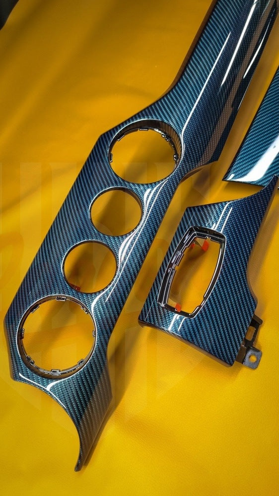 2015-2023 Mustang S550 Blue Carbon Fiber Dashboard Trim