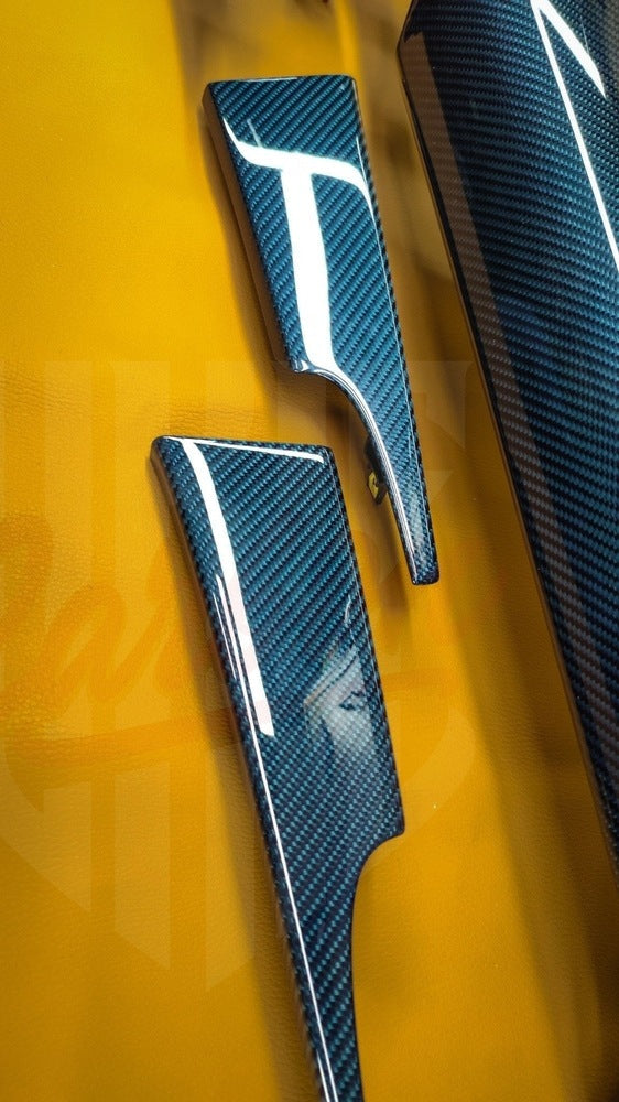 2015-2023 Mustang S550 Blue Carbon Fiber Dashboard Trim