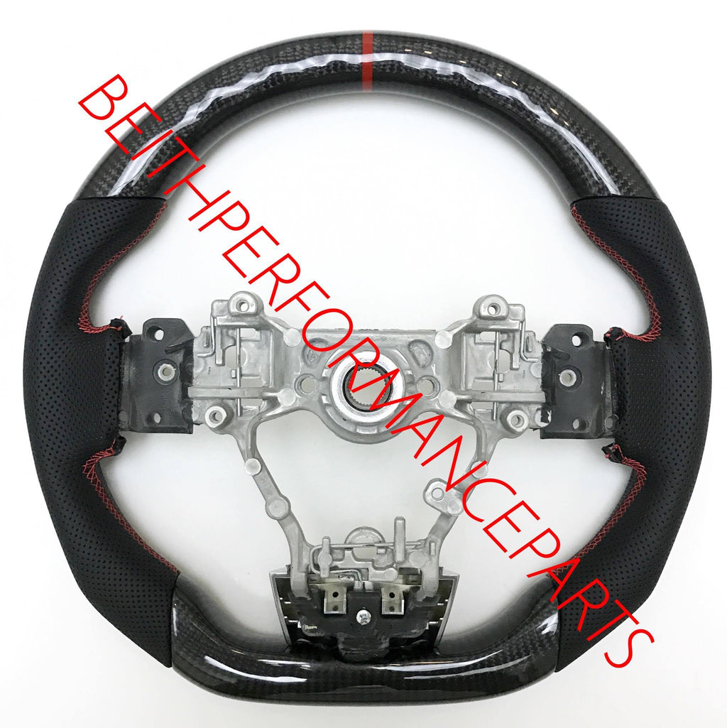 2015+ Subaru Impreza Carbon – Red Stitching, Red Stripe