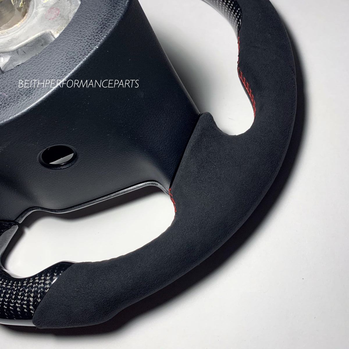 2008-16 Nissan GTR – Carbon – Alcantara, Red Stitching