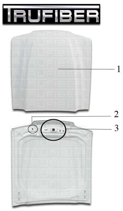 1987-1993 Mustang Fiberglass A32 Heat Extractor Hood