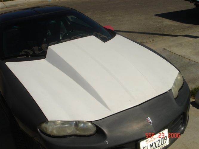 1998-2002 Camaro Fiberglass A49-4 Heat Extractor Hood