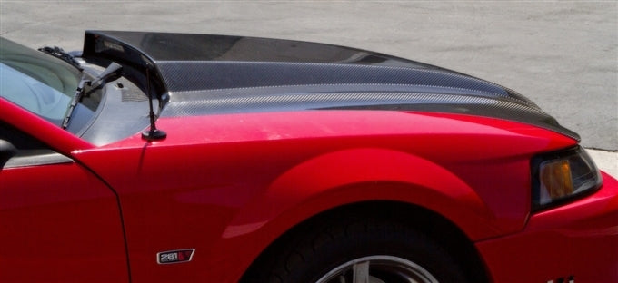 1999-2004 Mustang Carbon Fiber A49-3 Hood