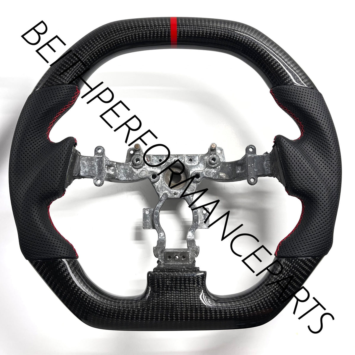 2008-2016 Nissan R35 GTR – Carbon – Red Stitching, Red Stripe