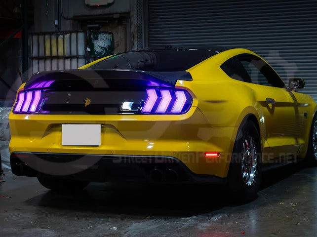 2015-2023 Ford Mustang S550 Euro RGB Sequential LED Taillights (Pair)