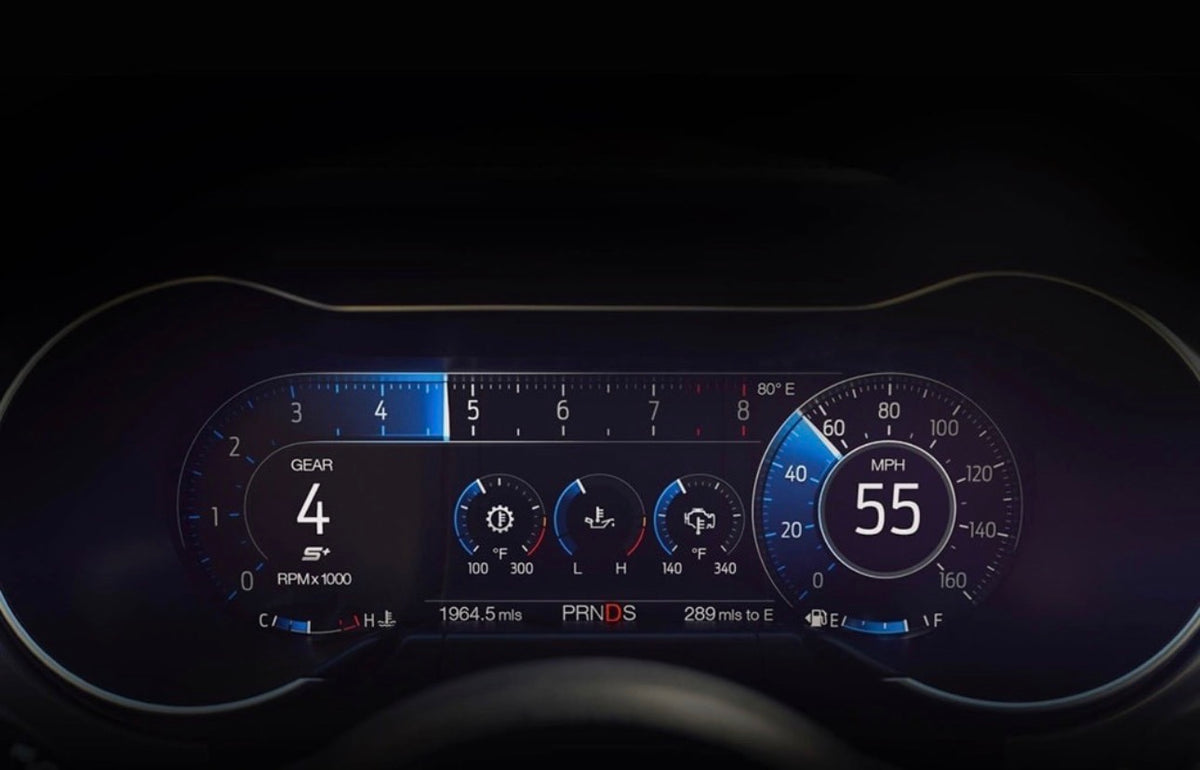 2015-2023 Ford Mustang S550 OEM Digital Instrument Cluster Upgrade - Pre-Programmed Plug & Play