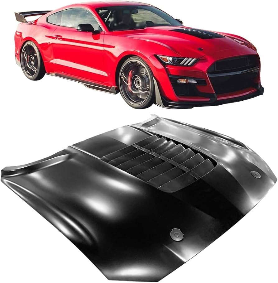 2018–2023 Ford Mustang GT500 Style Aluminum Hood image 0