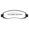 EBC 03-04 Dodge Dakota 2WD 3.7 Yellowstuff Front Brake Pads