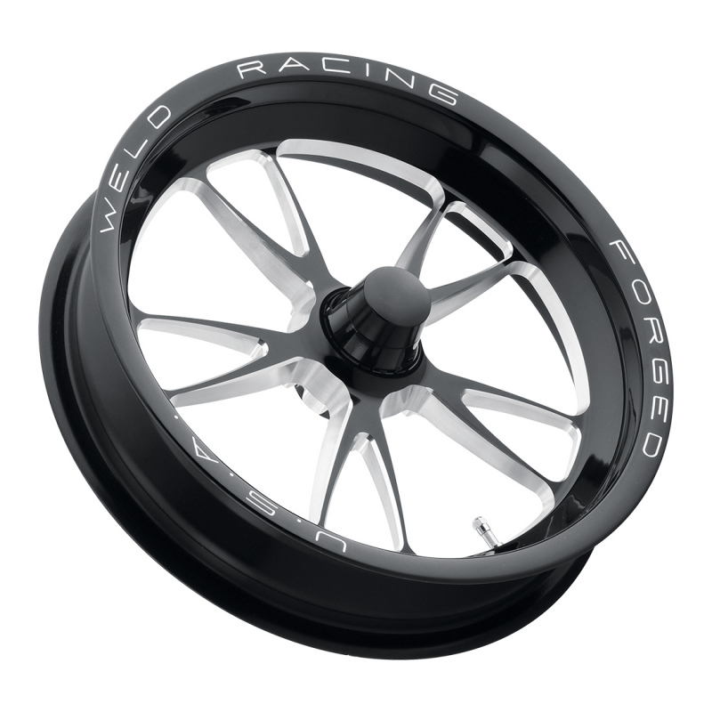 Weld Full Throttle Frontrunner 17x3.5 / Anglia Spindle / 0 BS - Gloss Black Milled - Non-BL Wheel