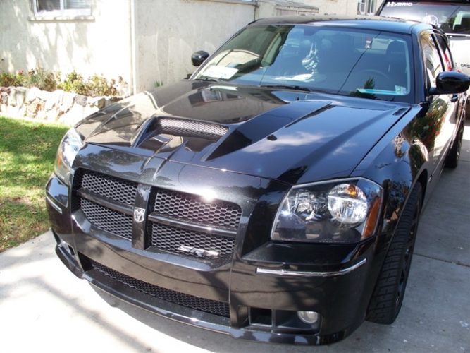 2005-2007 Magnum Fiberglass A23 Ram Air Hood