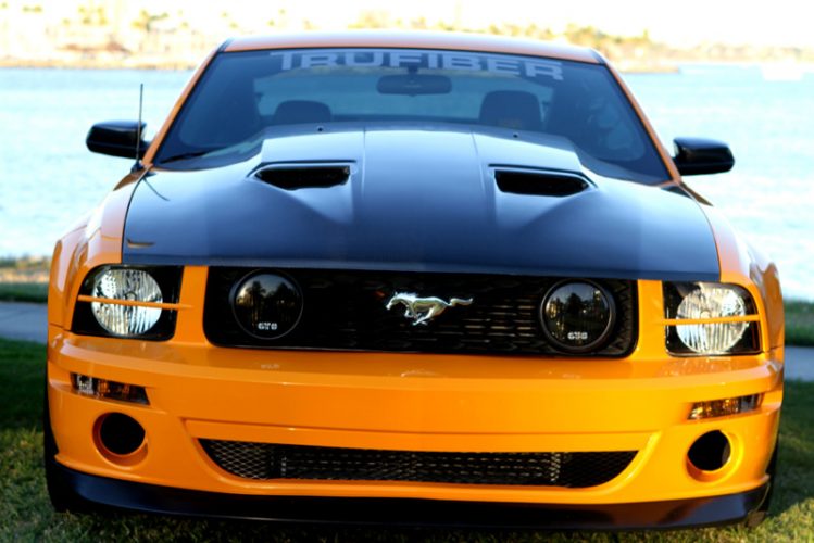 2005-2009 Mustang Carbon Fiber A29 Heat Extractor Hood
