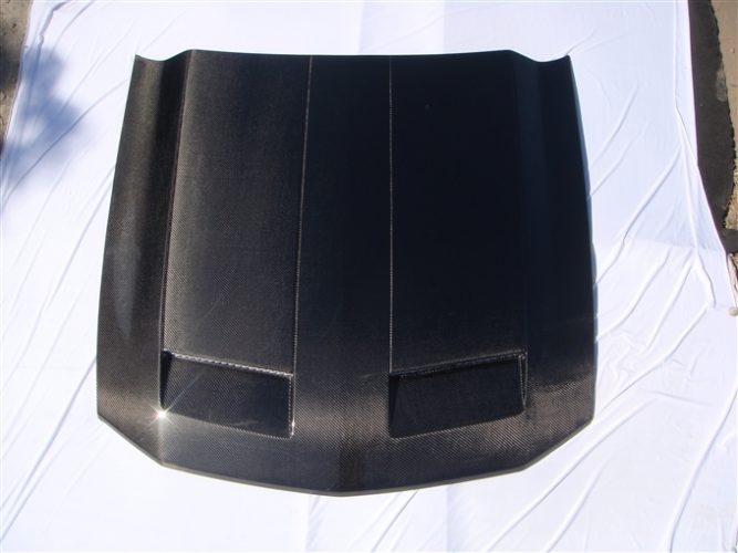 2005-2009 Mustang Carbon Fiber A39 Ram Air Hood