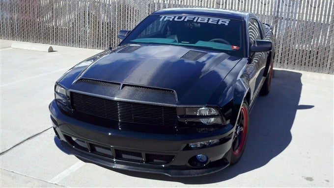 2005-2009 Mustang Carbon Fiber A53 Ram Air Hood