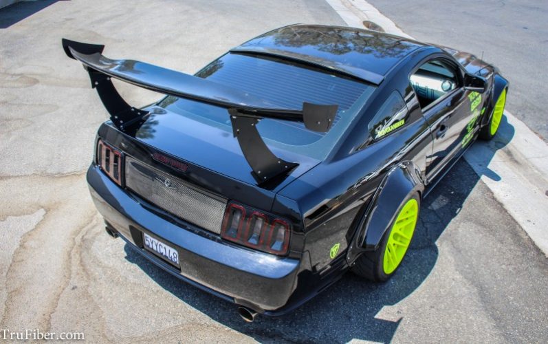 2005-2009 Mustang Carbon Fiber LG288 Blackout Panel V2