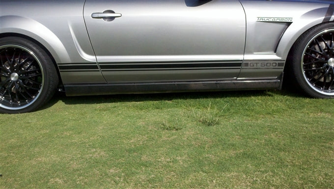 2005-2009 Mustang Carbon Fiber XR2 Side Skirts