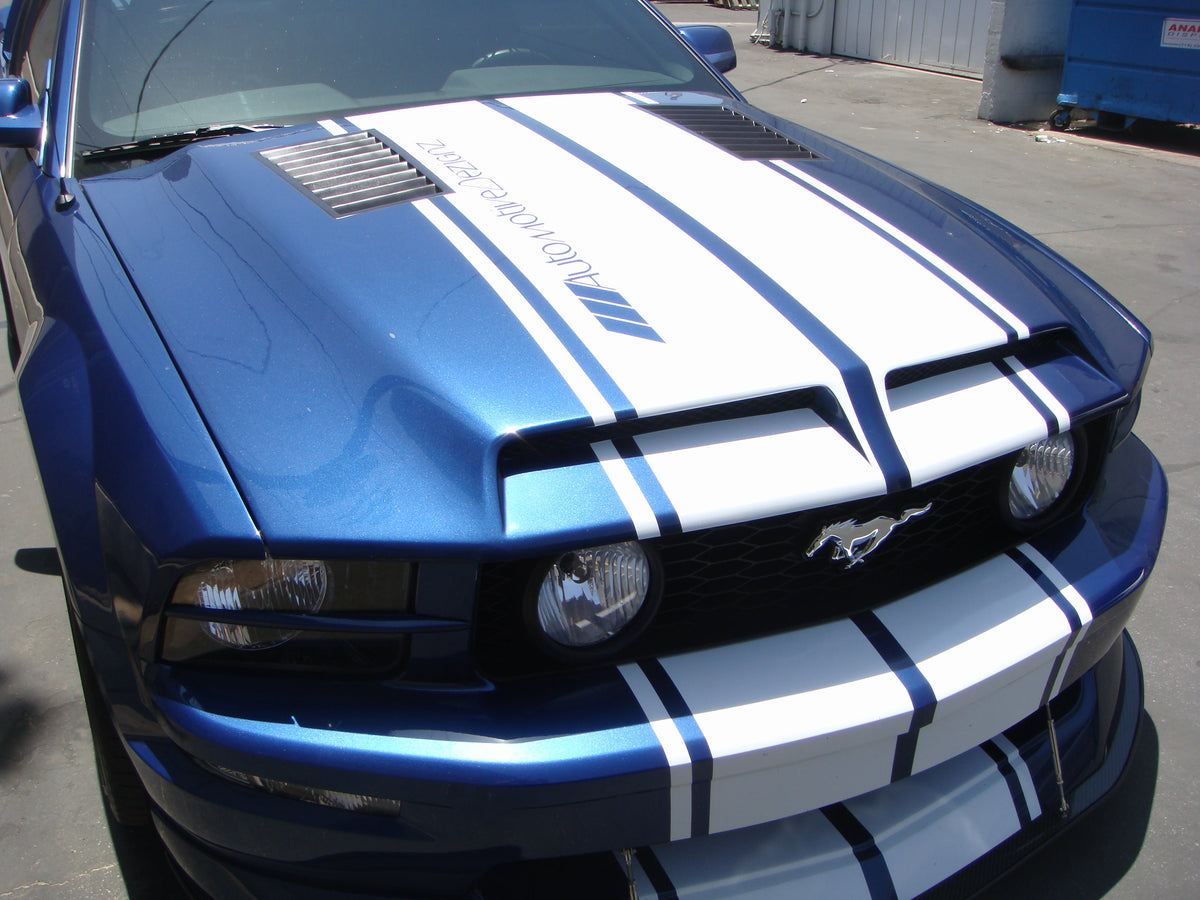 2005-2009 Mustang Fiberglass A44 Ram Air Hood
