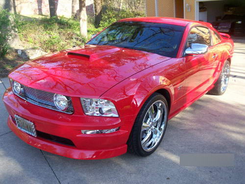 2005-2009 Mustang Fiberglass A51 Ram Air Hood - EXCLUSIVE