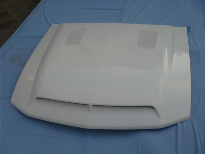 2005-2009 Mustang Fiberglass A53 Ram Air Hood