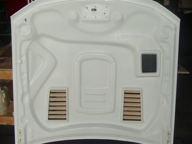 2005-2009 Mustang Fiberglass A53 Ram Air Hood